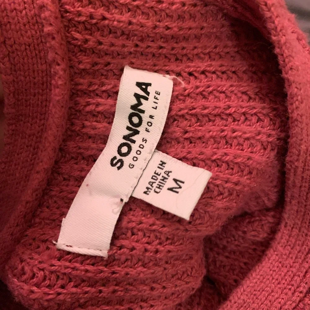 Women’s Raspberry long sleeve sweater - Picture 2 of 6